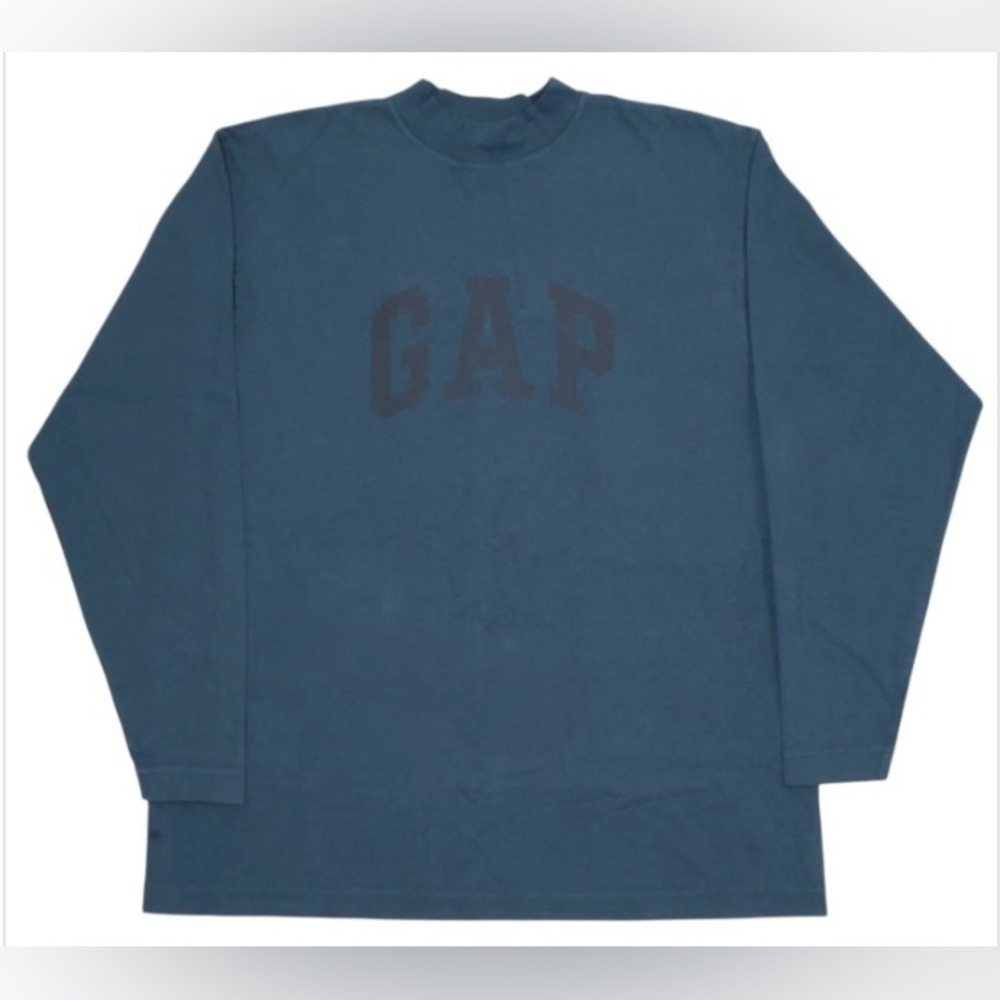 NWOT Yeezy Gap Dove Long Sleeve
Tee Shirt Dark Blue